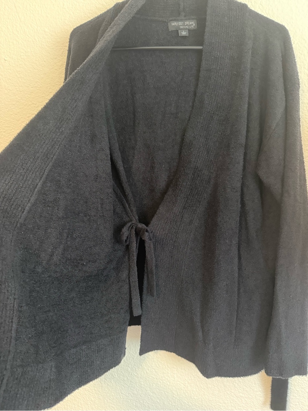 Barefoot Dreams CozyChic Lite Side Tie Sweater Cardigan - Picture 5 of 8